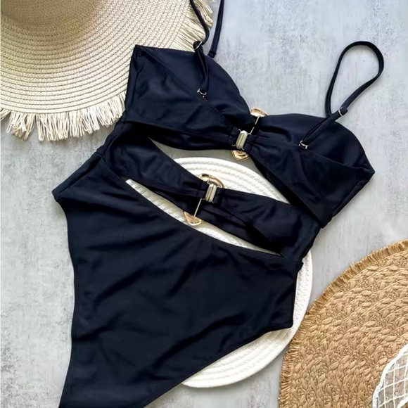 Swimsuits for Women Slimming One Piece Bathing Suit Retr  Push Up Vinta size M L - Picture 3 of 4